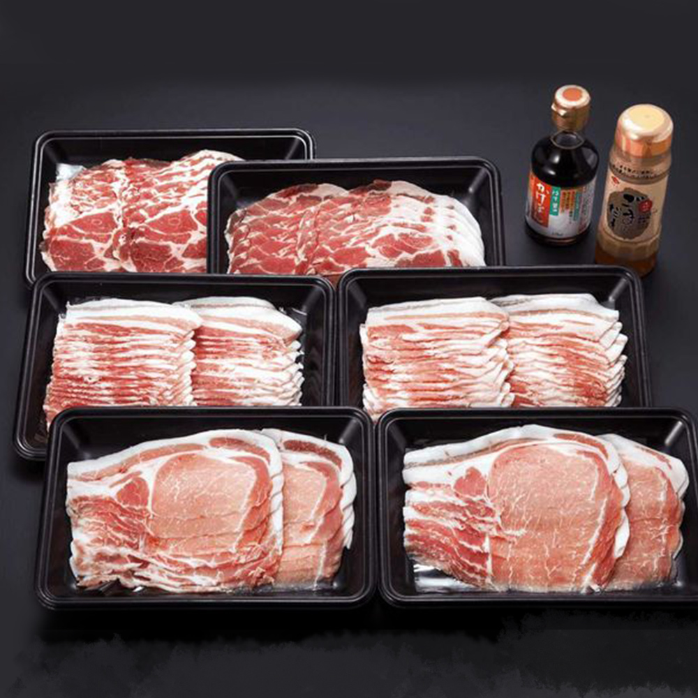 鹿児島ますや短鼻豚 黒豚しゃぶしゃぶセット 華 1.2kgセット (6～７人分）【S-1】/1021031