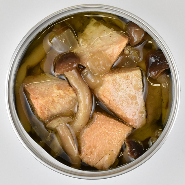 マグロキノコ開缶