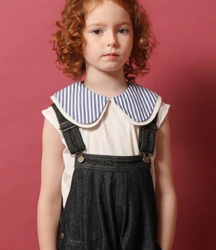 【50%OFF】toitoitoi!　リーケトップ　オフホワイトストライプ（100、150センチ）