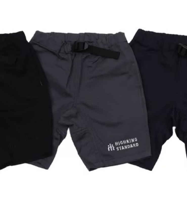 【50%OFF】highking　stream shorts ストリームショーツ　チャコール（120センチ）