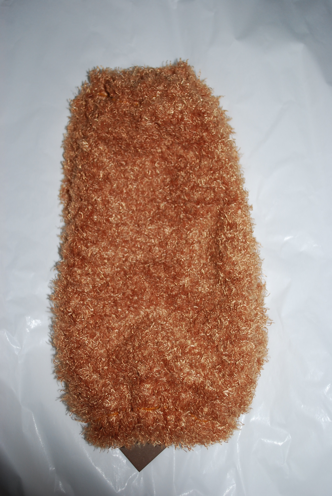 【80%OFF】WHIP CREAM 　ボアレッグウォーマー　オレンジ（kids）