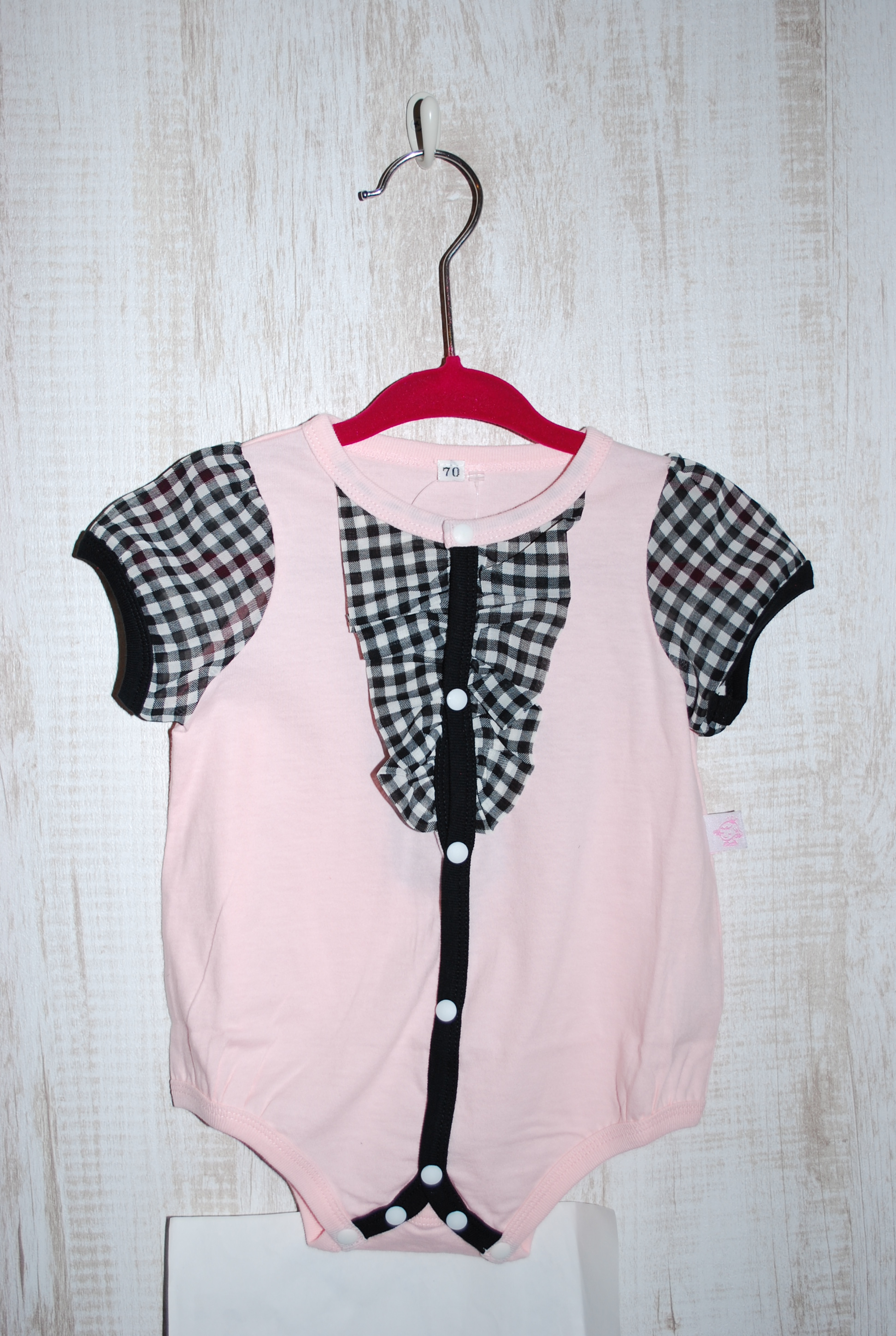 【60％OFF 】LaLaDress　babyキピロンパース　ピンク（70センチ）