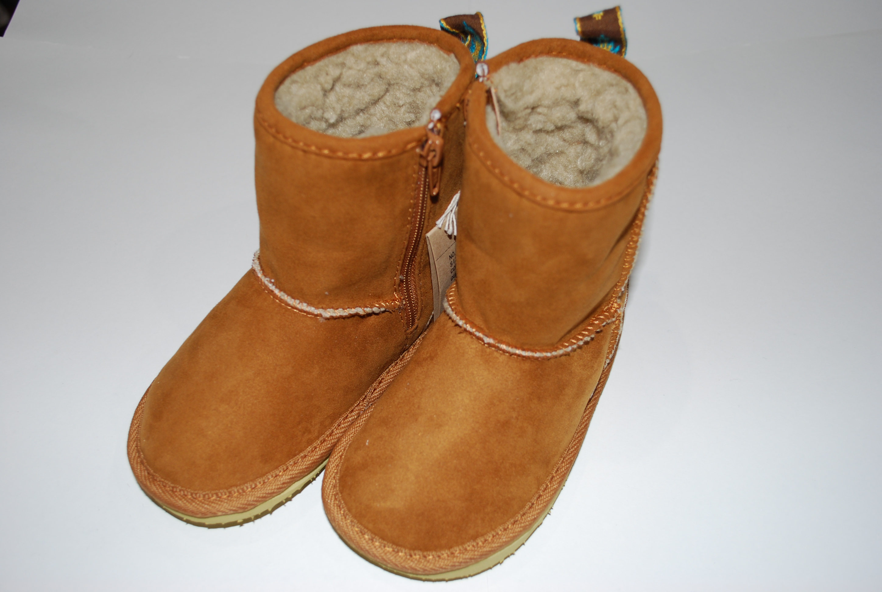 【70%OFF】PONY GO ROUND  SHEEP SKIN TYPE BOOTS　キャメル（17センチ）