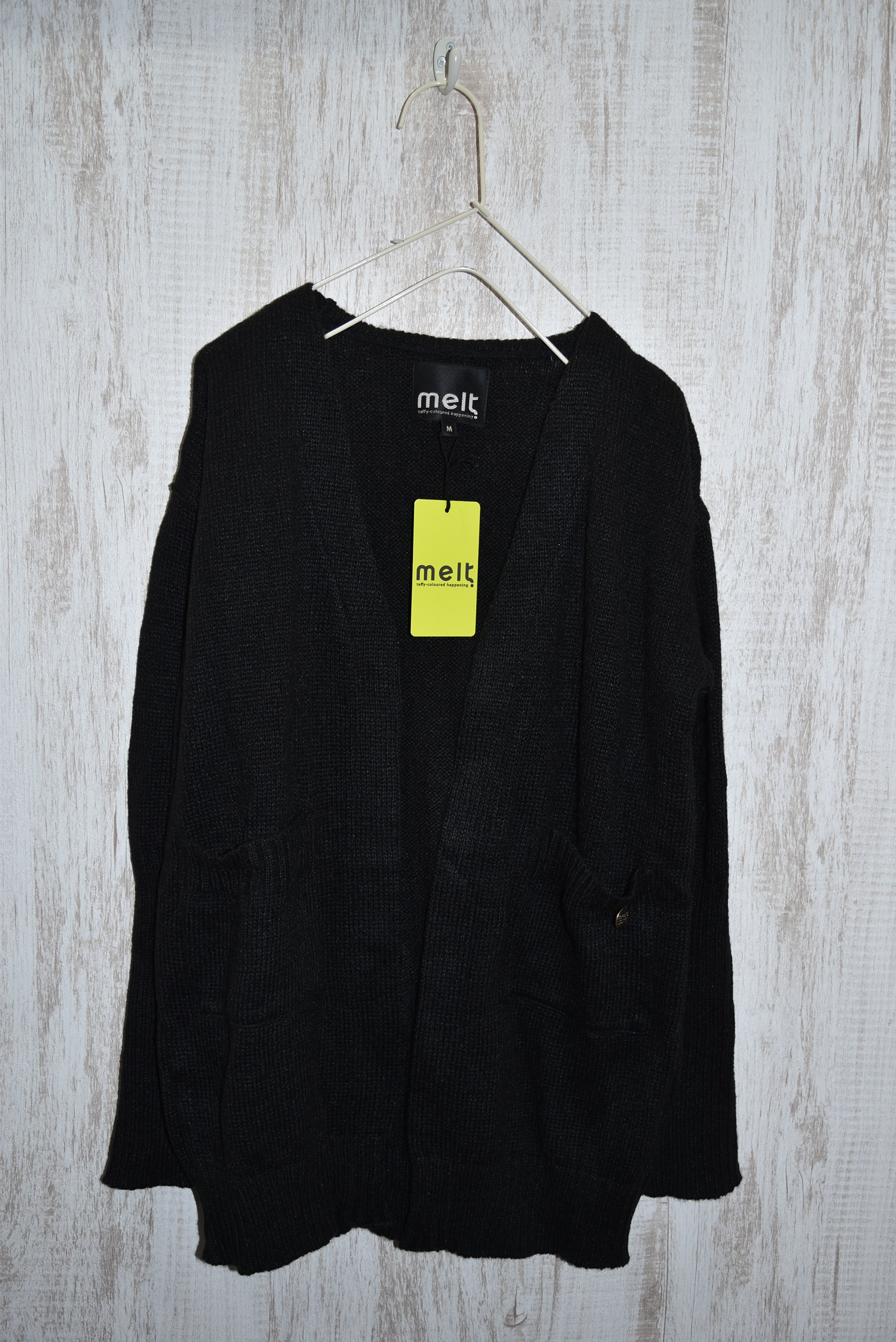 【70%OFF】melt  ニットローブ　ブラック（100～110センチ）