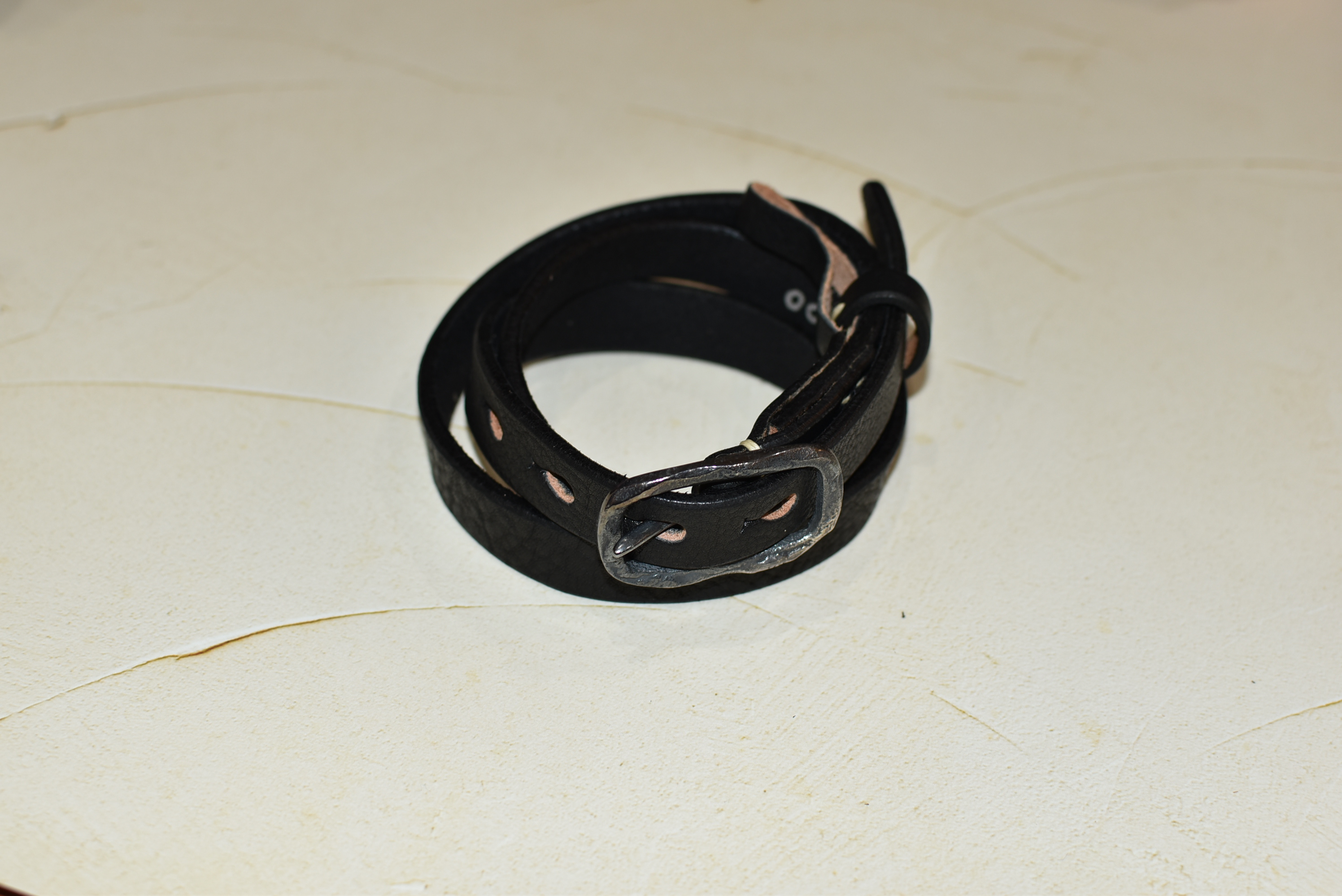 【40%OFF】ooso  カラーベルト20mm（ブラック）