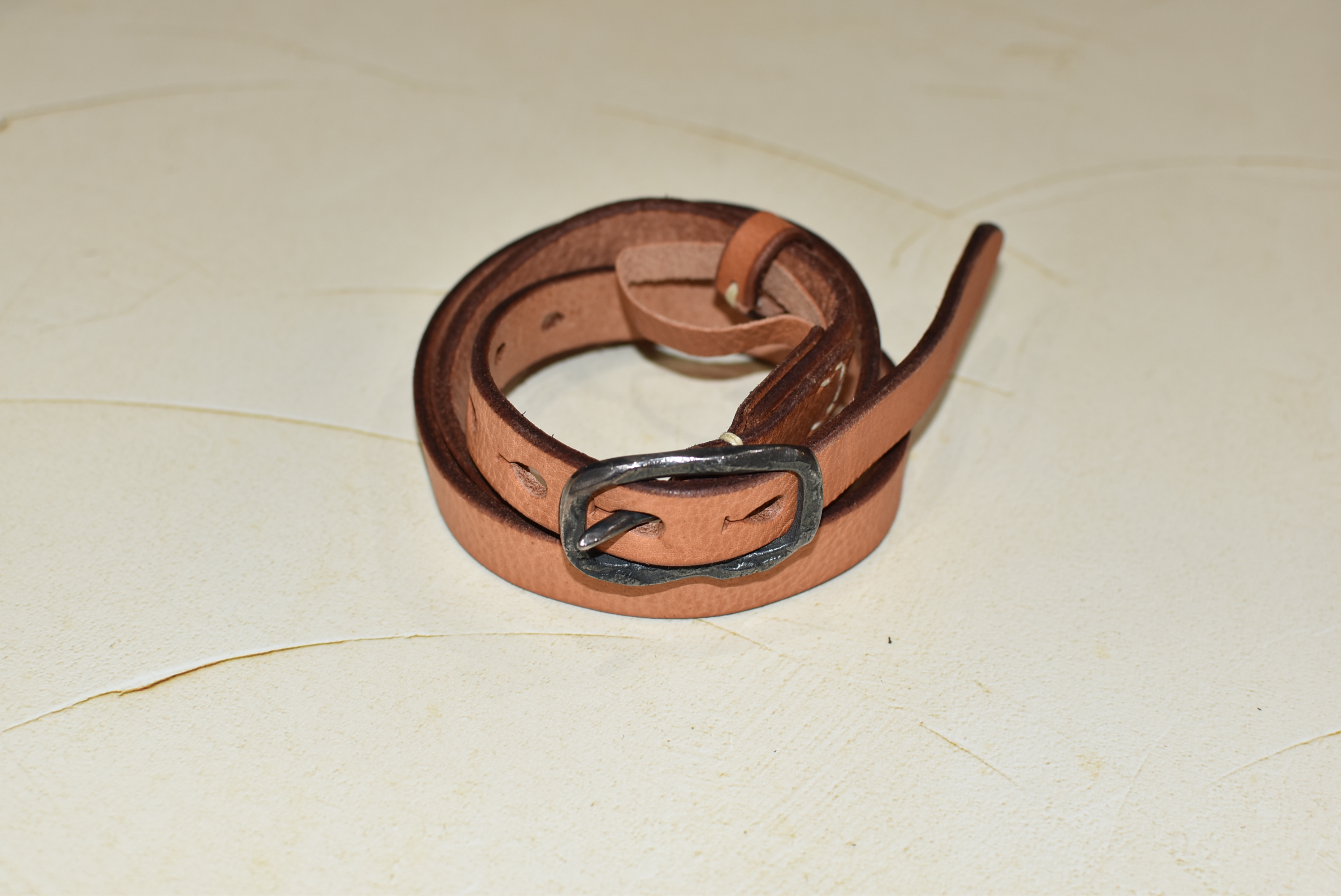 【40%OFF】ooso  カラーベルト20mm（ナチュラル）