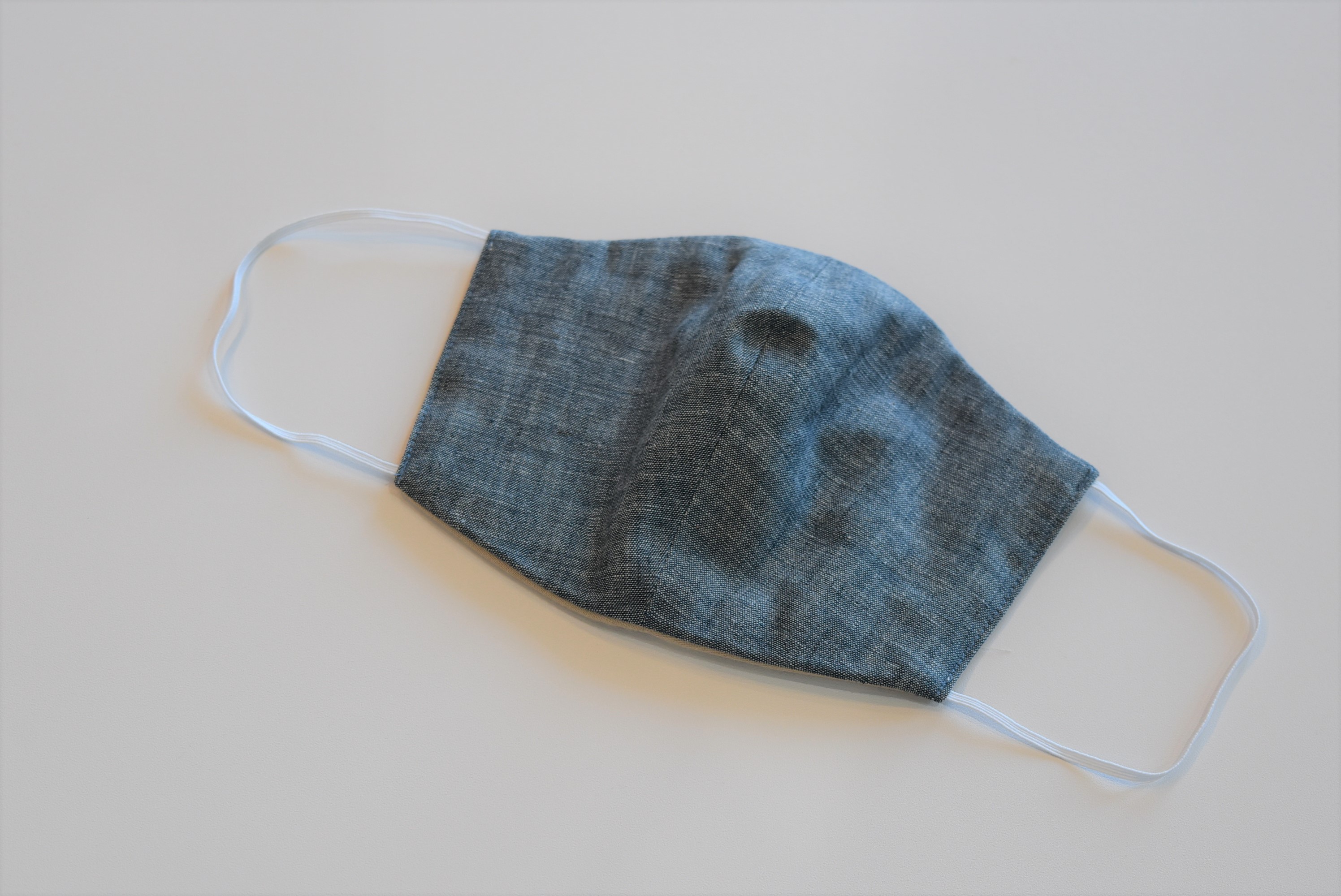 【70%OFF】chloro sister　ガーゼカジュアルマスク（ネイビー）　※メール便可