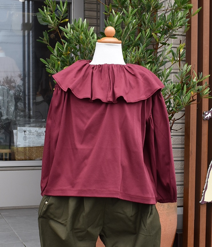 【60％OFF 】toitoitoi!　ミシェルトップ　バーガンディ（110センチ）