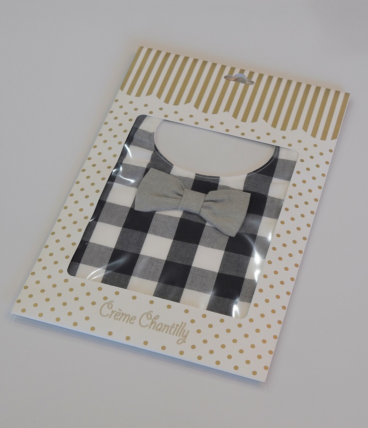 【40%OFF】Creme Chantilly  ギンガムチェックスタイ　ブラック #WHIP CREAM_Creme Chantilly