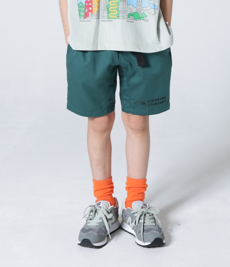 【50％OFF】highking　stream shorts　ストリームショーツ　グリーン（110センチ）