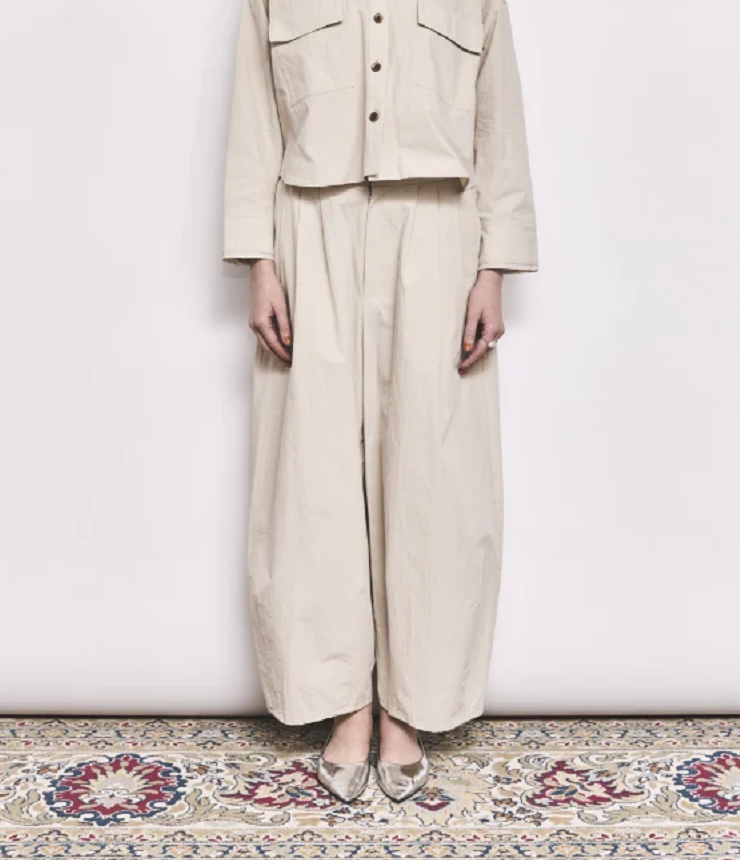 STELLA CIFFON　Natural Ripple Voil Pants （ベージュ） ST1-26204