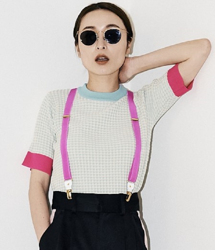 【50%OFF】thomas magpie　サスペンダー（ピンク）