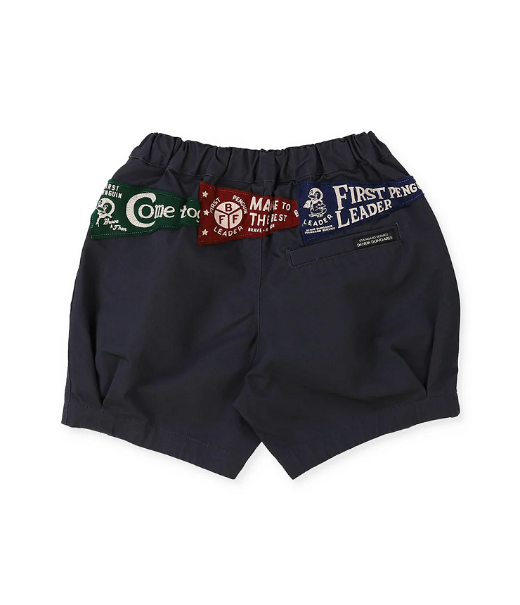 【40%OFF】DENIM DUNGAREE　コンパクトチノ ショートパンツ　ネイビー（140センチ）　22520608