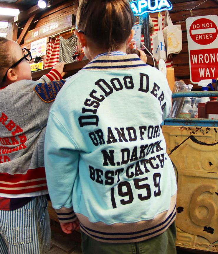 DENIM DUNGAREE 　裏毛 1959 ジャケット　ライトグリーン（105～135センチ）　22580416