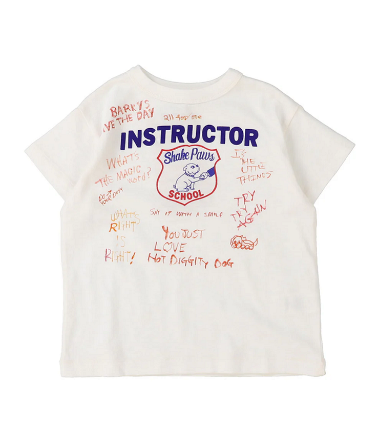 DENIM DUNGAREE　天竺 INSTRUCTOR TEE　ホワイト  22620402