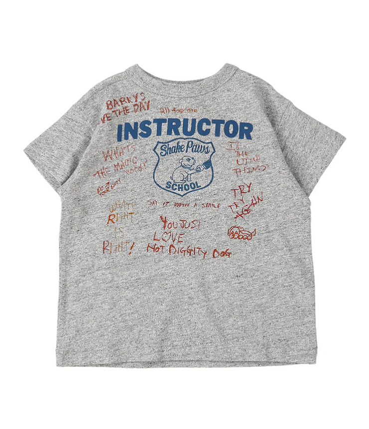 DENIM DUNGAREE　天竺 INSTRUCTOR TEE　グレー（105～125センチ）  22620402