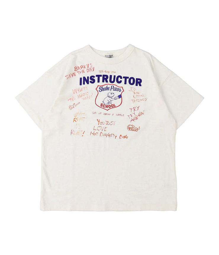 DENIM DUNGAREE　天竺 INSTRUCTOR TEE　ホワイト（レディース）  22620402