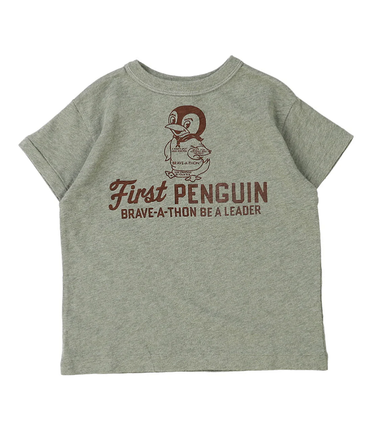 DENIM DUNGAREE　天竺 PENNIE TEE　ライトグリーン（105～125センチ）  22620429