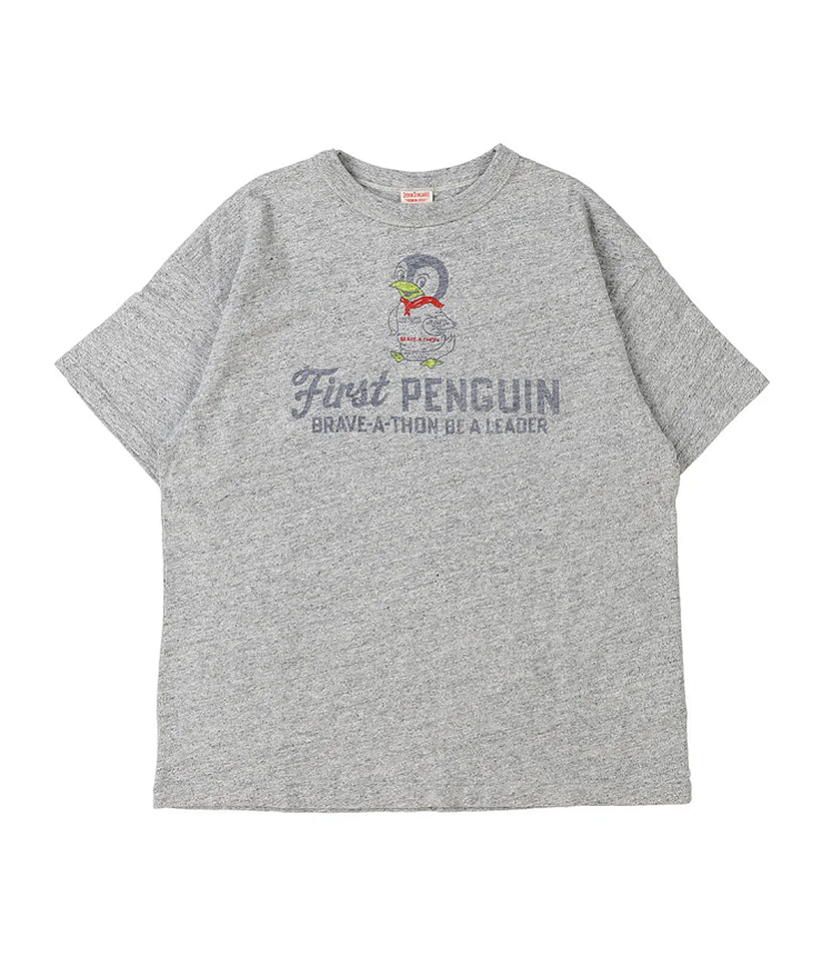 DENIM DUNGAREE　天竺 PENNIE TEE　グレー（レディース）  22620429