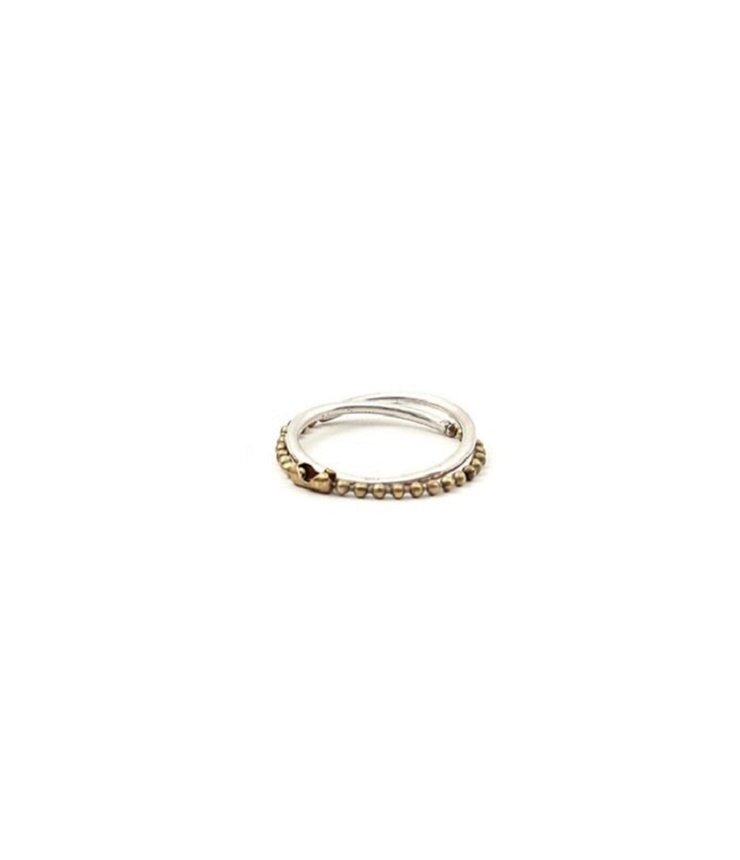 【20%OFF】maitri　Ring ボールチェーン リング S（シルバー）