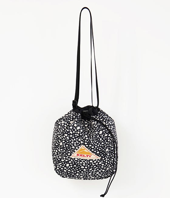 【訳あり】 KINCHAKU DP SHOULDER Dalmatian) DPキンチャクショルダー（Black バッグ