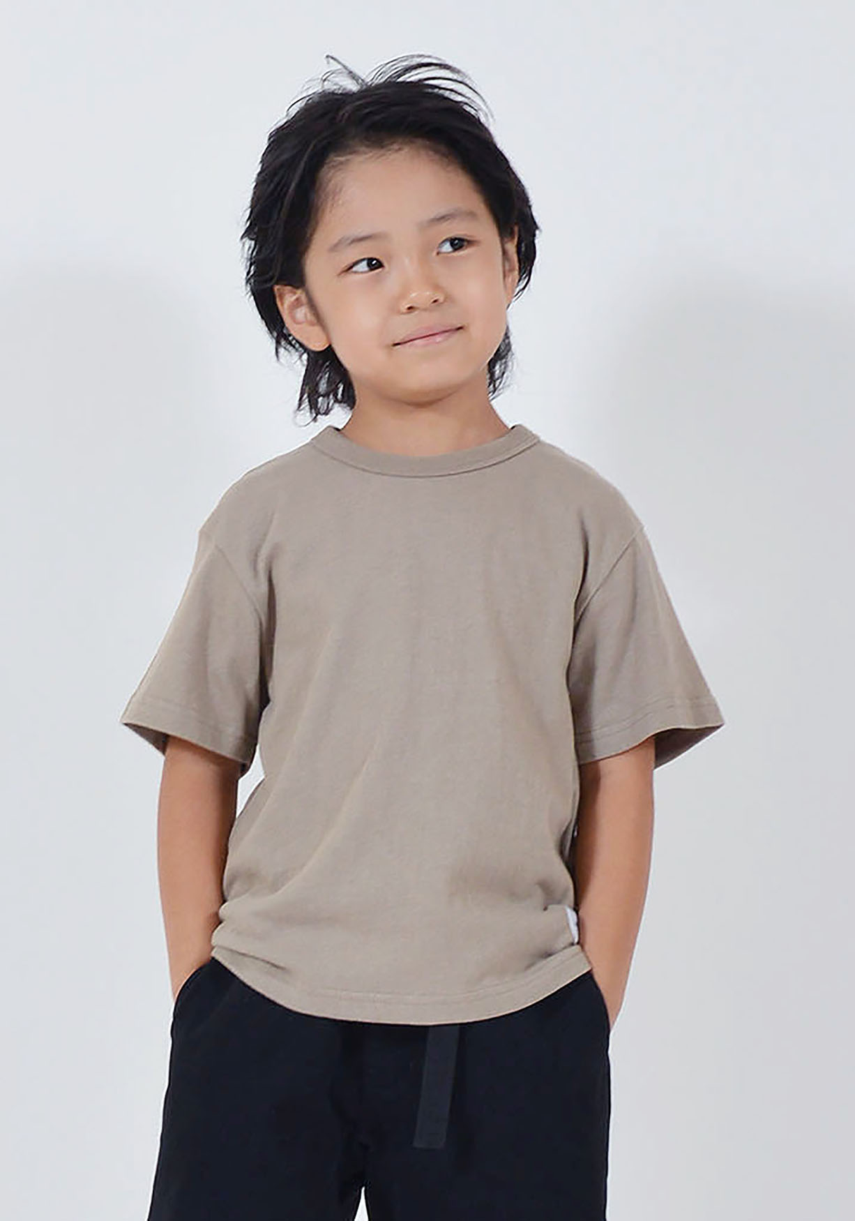 【50％OFF】FOV　PLAIN Tシャツ　アッシュグレー（110～120センチ） #GENERATOR_FOV_undeny.