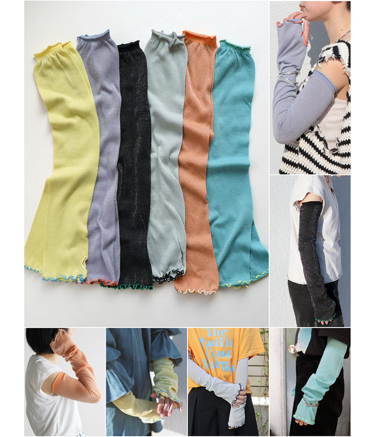 KIVISDOU　UVカット スパークル メロウ カラー アームカバー  k60772 #KIVIS DOU_TAWARA #UV対策