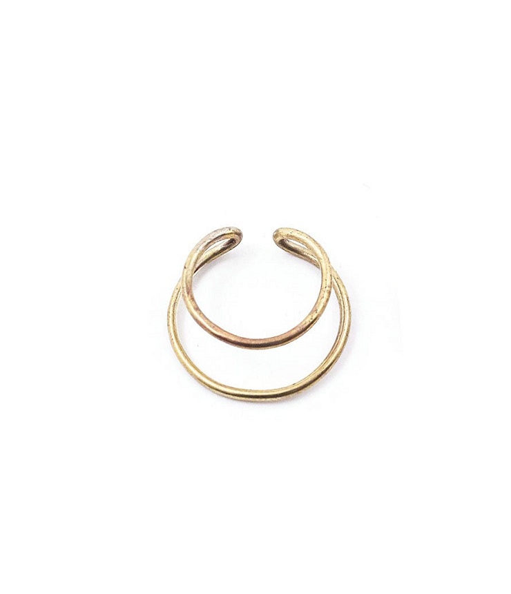 【20%OFF】maitri　Earcuff オーバル イヤカフ（真鍮）