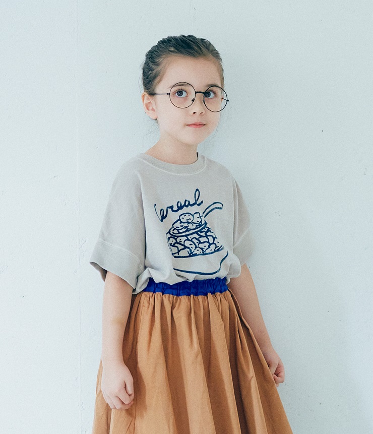 【50%OFF】６°vocaLe　LOGOTシャツ　カーキベージュ（120センチ）