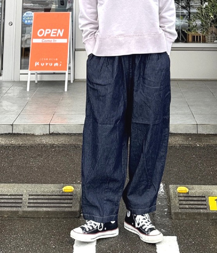 prit　6ozデニム ボールパンツ（ネイビー） P71617