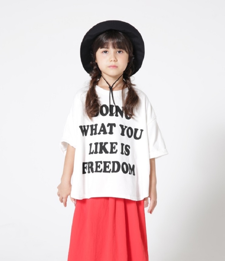 【60%OFF】highking　bestie short sleeve  ベスティ半袖Tee　ホワイト（100センチ）