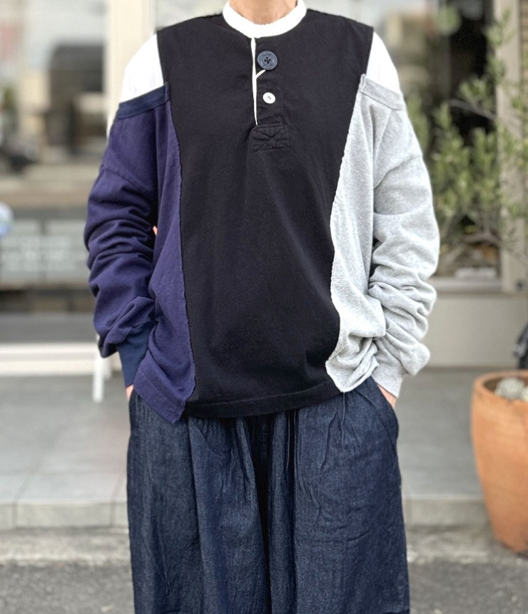 【40%OFF】Go To Hollywood　ドヅメ天竺 リメイク Tシャツ　ブラック（レディース）