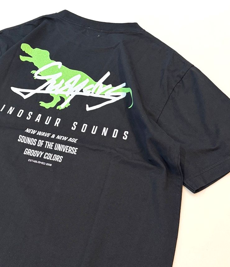 【30%OFF】GROOVY COLORS　天竺 DINOSAUR SOUNDS TEE（メンズ） ブラック  42520411 #165センチ以上