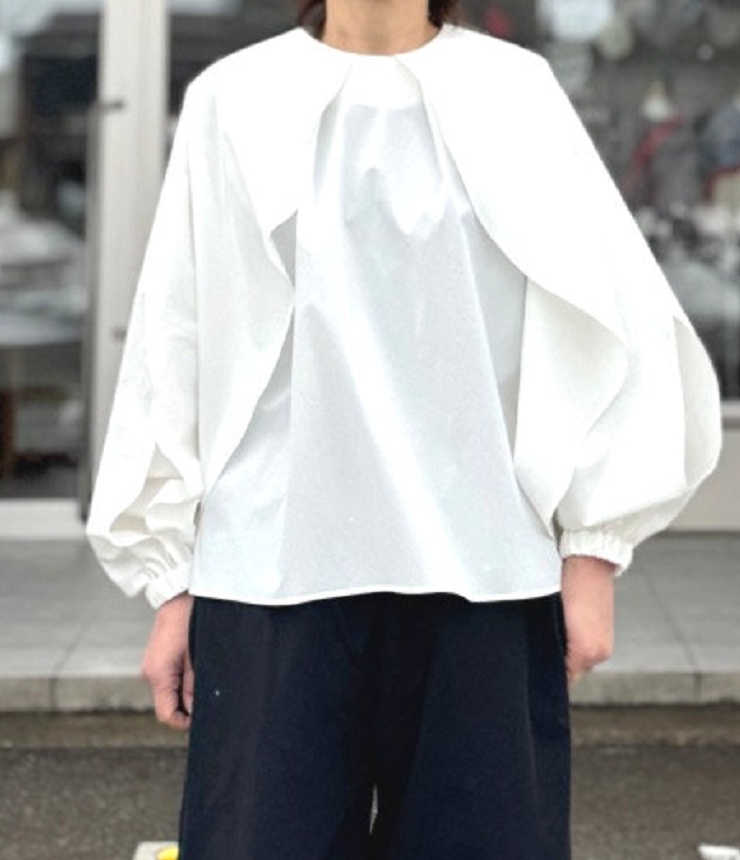 STELLA CIFFON　Water Repellent frills Blouse （ホワイト） ST1-26403 #オケージョン