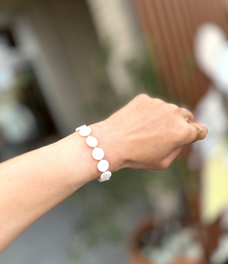 ROSETTAPRAYER ロゼッタプレア PEARL SHELL TOGGLE BRACELET -CIRCLE- パールシェル トグル ブレスレット -サークル-