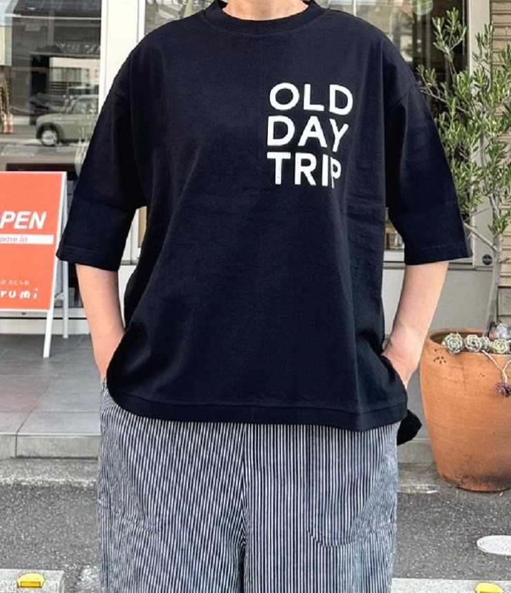 【40%OFF】PACIFIC PARK STORE  17/1BD天竺 サイドスリット プリント Tee（ブラック） PPS-28252  #PACIFIC PARK STORE_7th GATE