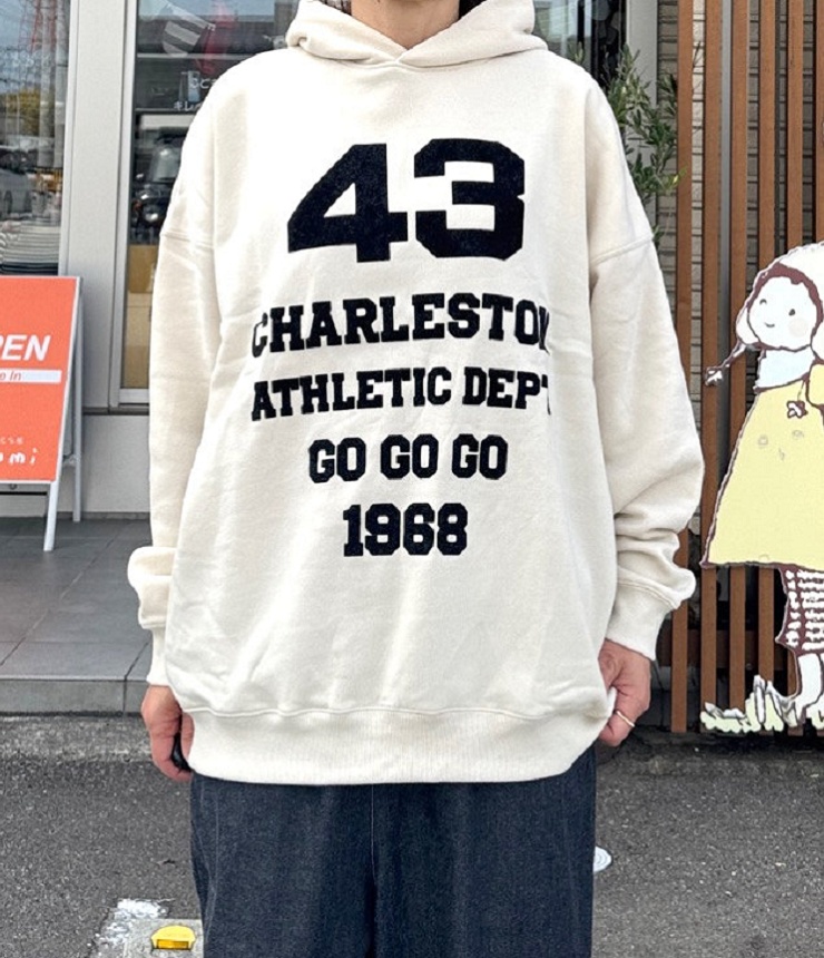 NEEDLE WORKS　T/C裏起毛 43 パーカー　オフホワイト（レディース） 2225211