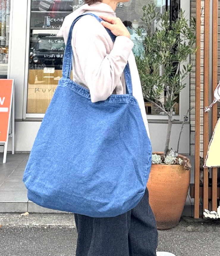 COTTON BIG TOTE　コットン ビッグ トート（ワンウォッシュ）