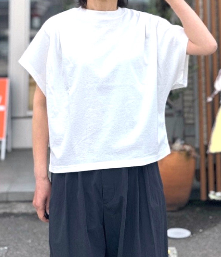 chloro sister  17BD天竺 プリーツ ドルマン プルオーバー（オフ） CS3415 #chloro sister_toujours ensemble