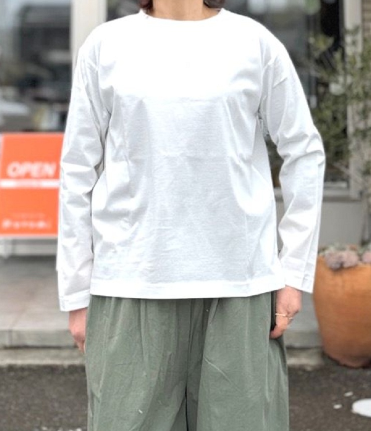 mao made　ニットのともだち プレーン TEE（オフ）611201