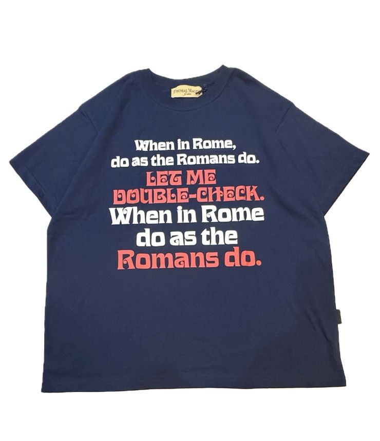 THOMAS MAGPIE　BIG Tシャツ（ネイビー）  2262864