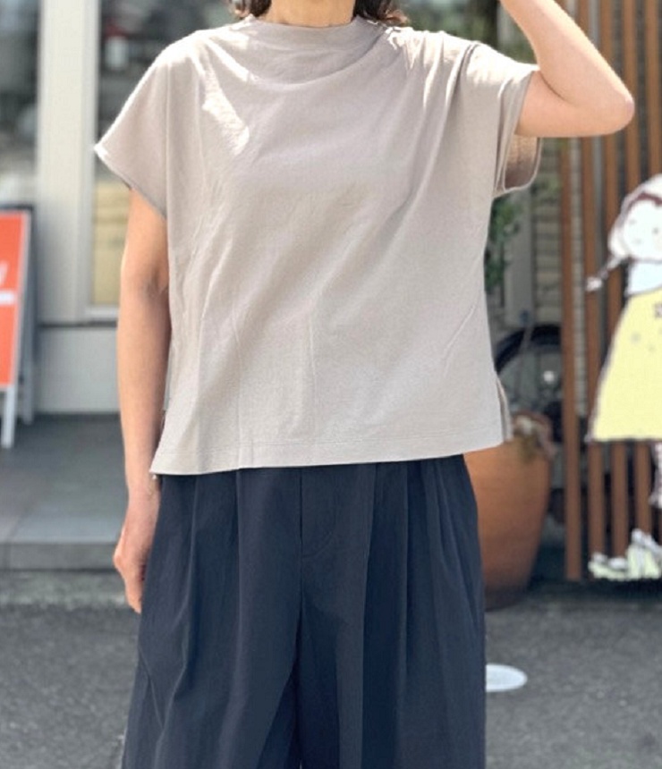 STELLA CIFFON　High twist T-sh（グレージュ） ST2-25501