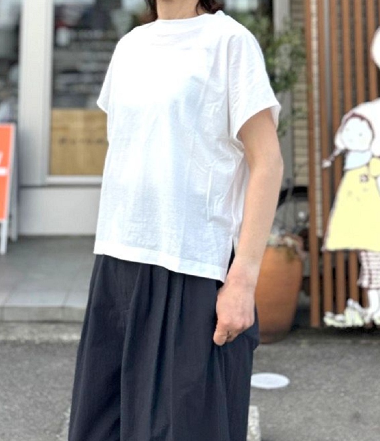 STELLA CIFFON　High twist T-sh（ホワイト） ST2-25501