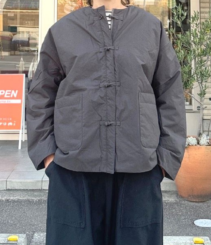 mao made　チャイナ ジャケット（チャコール） 551303