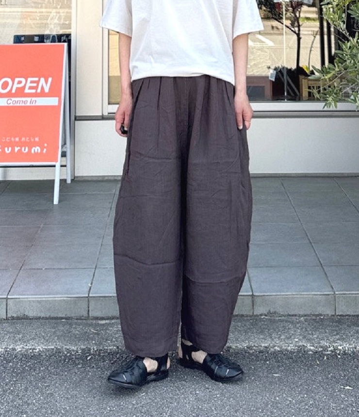 ESTROISLOSE　ラミーキャンバス パンツ（ブラウン）EB26203