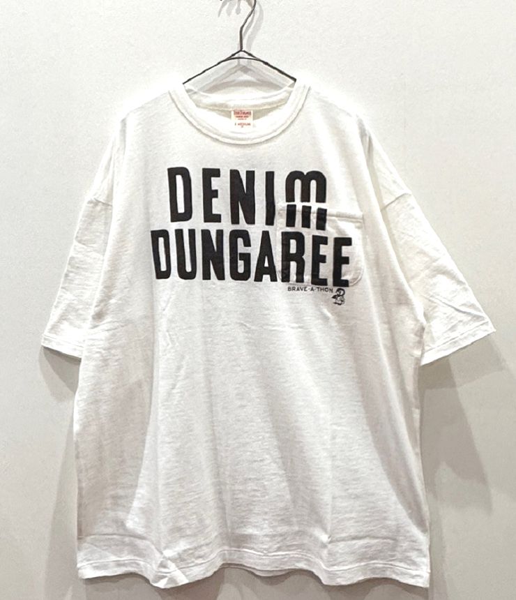 DENIM DUNGAREE　天竺 DENOVY DUNGAREE TEE　ホワイト（メンズ）　22520446
