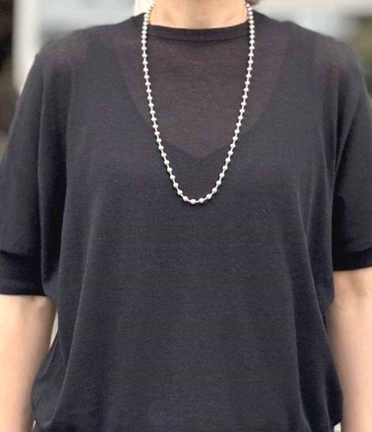 ROSETTAPRAYER ロゼッタプレア 6mm BALL CHAIN NECKLACE70 ボールチェーン ネックレス