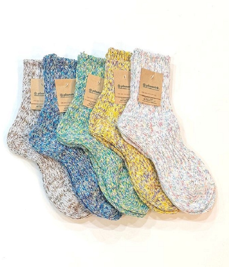 Planet-e Socks　ヘザー ツイスター ソックス（Women）20458