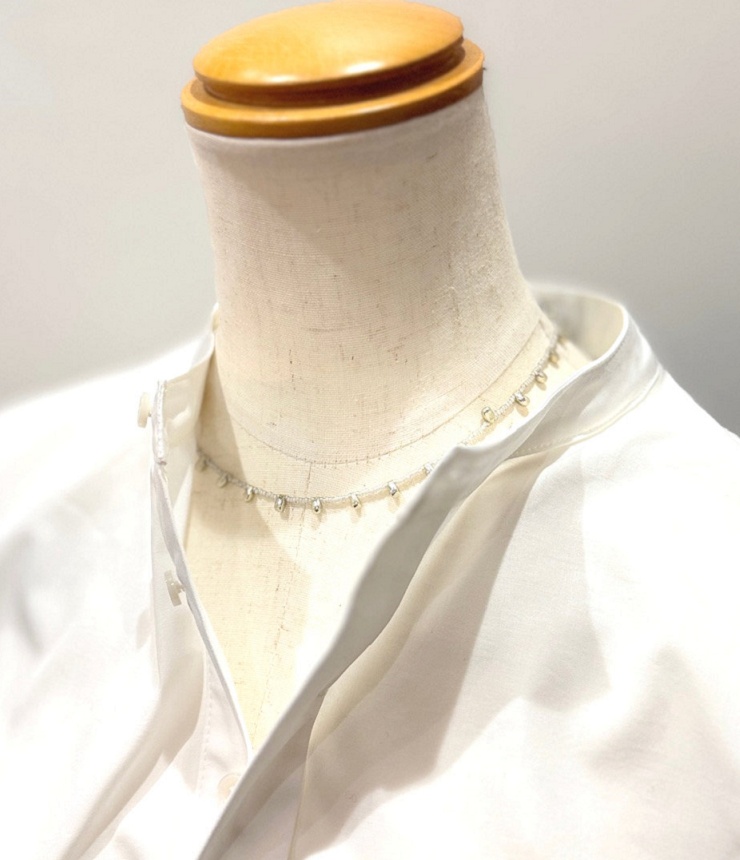 STELLA CIFFON　Seed beads necklace シードビーズ ネックレス AST3-26N08