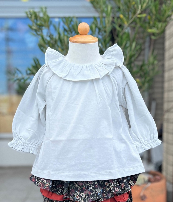 toitoitoi!　【定番】ベルタントップ　ライトグレー（90センチ） #toitoitoibaby